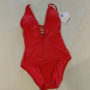 Brand-new red bathing suit (Athena)
